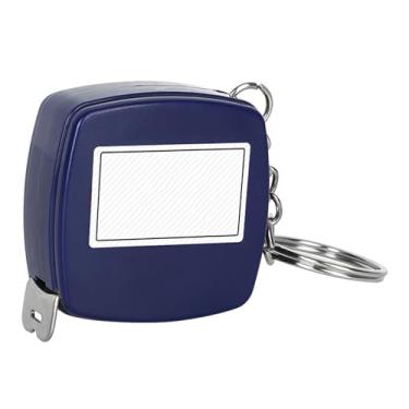 Imagem de Medida de Fita Régua Portátil de Aço Carbono Com Fita de Medição Automática de Chaveiro para o Teclado para Criação de Diy Use 1 M de Comprimento 12, 5 Mm de Largura (Azul)