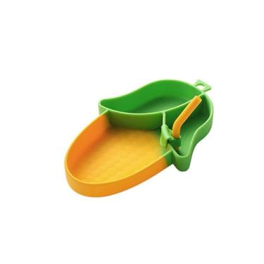 Imagem de Placa divisória de silicone com ventosa antiqueda minimalista para uso doméstico - milho [placa]