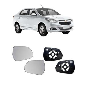 Imagem de Subconjunto Retrovisor Cobalt 2012 2013 2014 2015 2016 2017 2018 2019 2020 Sem Aquecedor Ficosa (Lado Esquerdo)