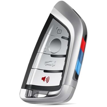 Imagem de Autel Chaveiro universal para BMW, MaxiIM IKEY IKEYBW004AL, substituição de chave inteligente de qualidade OE, chave em branco para veículo, funciona com KM100