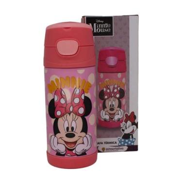 Imagem de Garrafa Térmica Infantil Top Handle 350ml Minnie Mouse  Disney Zona Cr