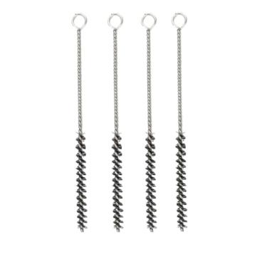 Imagem de Escovas de laboratório de limpeza de tubos de 0,9 cm, escovas de tubo de aço inoxidável, escova de garrafa, escovas de tubo de arame, escovas de limpeza de fios, escova de limpeza de palha, escova de