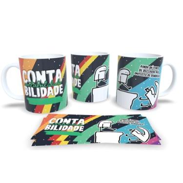 Imagem de Caneca Profissão em Porcelana 325ml – Designer, Médico, Engenheiro, Professor e Mais (Contabilidade)