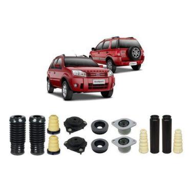 Imagem de Kit Batente Coxim Dianteiro Traseiro Ecosport 2005 2006 2007 - QualyKi
