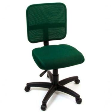 Imagem de Cadeira Secretária Com Back System Linha Tela Mesh Verde - OUTRAS MARC