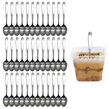 Imagem de Jogo 36 Colheres Sopa em Aço Inox Talher Para Cozinha - Uni