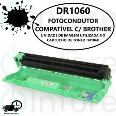 Imagem de Cilindro Fotocondutor DR1060 Compatível C/ DCP1512 HL1112 HL1212 DCP16