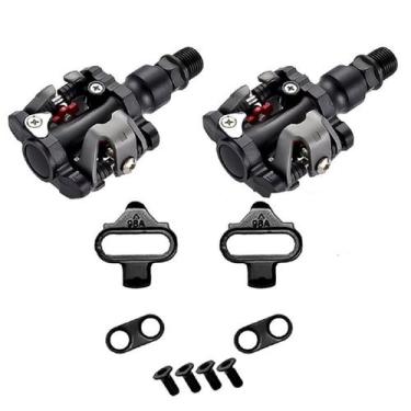 Imagem de Par Pedal Clip Mtb Wellgo 919 Preto C/ Tacos 440gr - M520