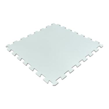 Imagem de Tatame Tapete EVA Loja da Maria 50x50x1cm 10mm Branco