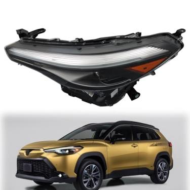 Imagem de munirater 1 pacote de substituição do lado esquerdo do farol para Corolla Cross 2022-2023