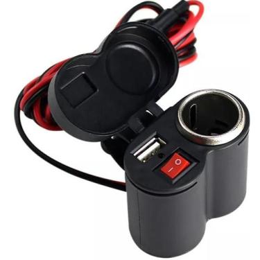 Imagem de Adaptador USB para Moto com Acendedor de Cigarro - SDV Smart