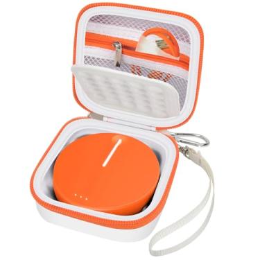 Imagem de Boobowl Capa Rígida Compatível Com Simo/Skyroam Solis Lite 4G Lte, Ponto De Acesso Wi-Fi Portátil, Bolsa Armazenamento Para Roteador Viagem, Bolso Malha Baterias Recarregáveis, Carregador (Somente C
