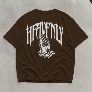 Imagem de Camiseta Oversized Academia Estampada Streetwear Longa Moda - Helvog, 