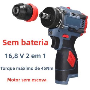 Imagem de Furadeira De Lítio Sem Fio 21V Mini 2 Em 1 Chave De Fenda Elétrica Mul