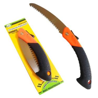Imagem de Serrote De Jardinagem Para Poda Dobrável Cabo Emborrachado - Idea