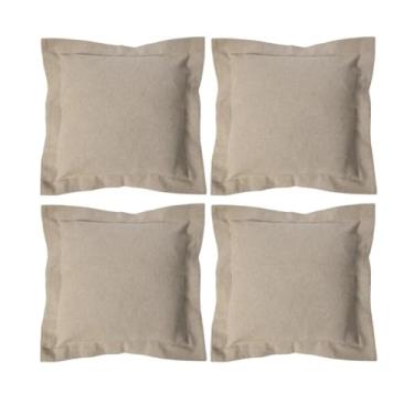 Imagem de Almofada Decorativa Linho 60x60 cm Natural e Sofisticada (4)