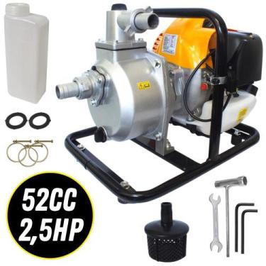 Imagem de Motobomba Vulcan VB10B Autoescorvante Á Gasolina 2T 52cc 2,5HP 20MCA P