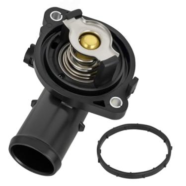 Imagem de Nilight Conjunto de carcaça de termostato adequado para Dodge Avenger 2011-2014 2014-2021 Jeep Cherokee Chrysler Town & Country VW Routan Ram carcaça de termostato de refrigeração para carro 902-3036