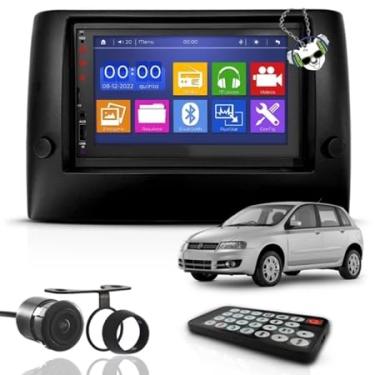 Imagem de Kit Central Multimidia Universal Mp5 2 Din Bluetooth Espelhamento 7" Fiat Stilo 2003 a 2012