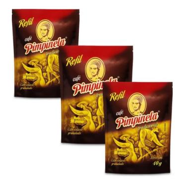 Imagem de Café Solúvel Pimpinela Três Corações Kit 3 Sachês De 40G - 3 Coracoes