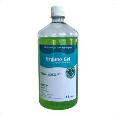 Imagem de Álcool em gel com aloe vera 1 Litro - Organo Gel, 1L