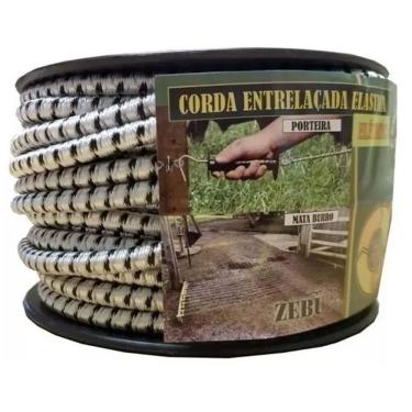 Imagem de Fio Corda Zebu Eletroplástica Elástica 7,5 MM Rolo 25 Metros 25437