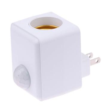 Imagem de Baoblaze Base para lâmpada com infravermelho, suporte para lâmpada E27, base para de quarto e sala de estar, para com de movimento PIR para hotel