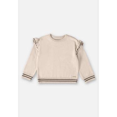 Imagem de Blusão em Tricô Infantil Menina Up Baby, Bege, 10