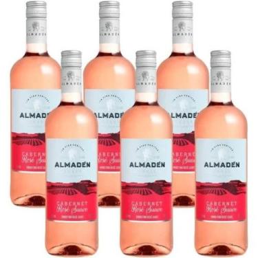 Imagem de Combo Vinho Miolo  Almadén Rosé Suave 6 Garrafas 750 ml