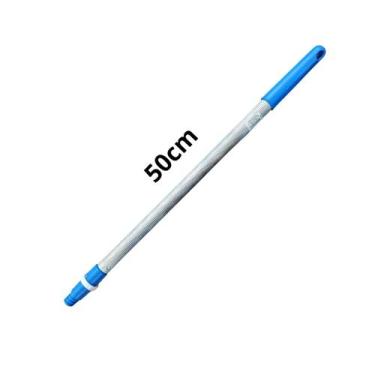 Imagem de Cabo bralimpia 50 cm  x 22mm com ponteira manopla azul rodo, CABO BRAL