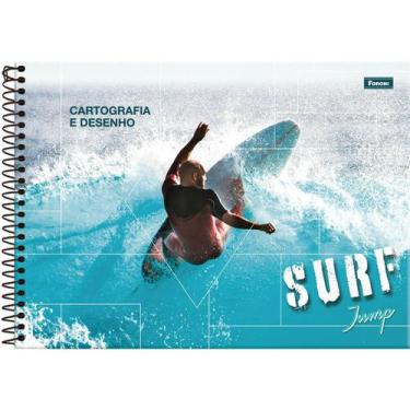 Imagem de Caderno de desenho Foroni jump espiral 96 folhas