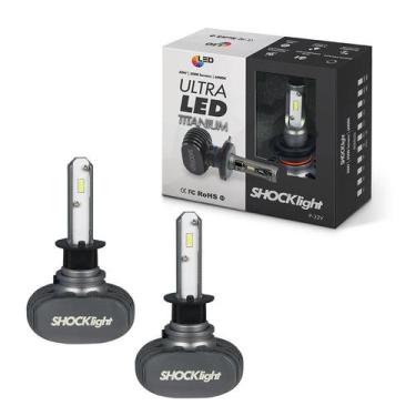 Imagem de Lâmpada UltraLed Titanium H1 P/ Farol De Milha Twingo 1998/ - SHOCKLIG