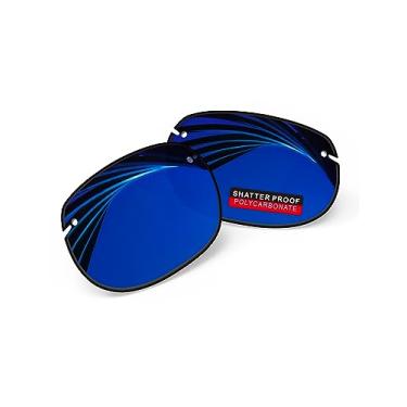 Imagem de iLikeo Lentes de reposição polarizadas de policarbonato PRO+ para óculos de sol Maui Jim Banyans MJ412 - azul safira