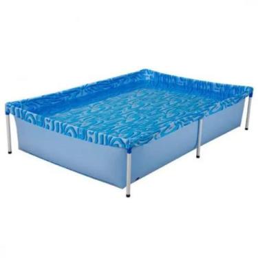 Imagem de Piscina Estrutural c/ Lona em PVC Azul 1000 Litros - Mor