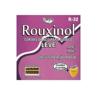 Imagem de Encordoamento de aço para cavaquinho leve com bolinha r32