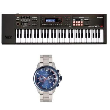 Imagem de Kit Teclado Roland Xps30 e Relogio Dk Masculino Dk11200-4
