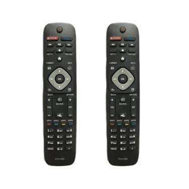 Imagem de (Pacote com 2) Novo controle remoto substituído PHI-958 para Philips Smart TV URMT39JHG003 YKF340001