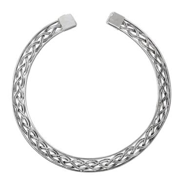 Imagem de Siddhatva Colar Hasli Feminino Afegão Indiano Latão Hasli Prata Oxidado Tribal Boho Colar Gargantilha Joias