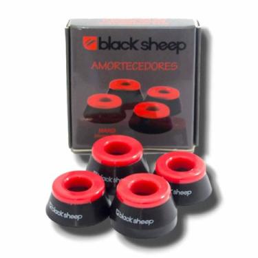 Imagem de Amortecedores Trucks de Skate BLACK SHEEP CÔNICO, Vermelho