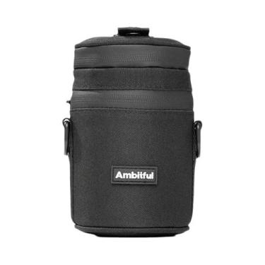 Imagem de Bolsa Grande Para Lentes De Câmera Com Cordão Para Lentes DSLR Canon S