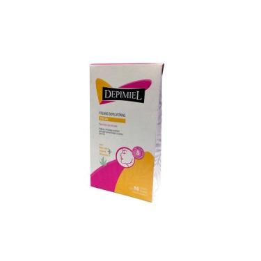 Imagem de Folhas Prontas Para Depilação Facial Depimiel 16Fls