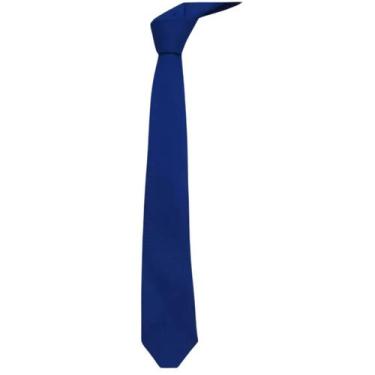 Imagem de Gravata Semi Slim  Azul Royal - R E R GRAVATAS