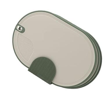Imagem de HEEPDD Placas de Corte para Cozinha, Conjunto de Tábua de Plástico, Lados de Dupla Face, Armazenamento Fácil, Perfeito para Carne e Legumes (Cor de grama)