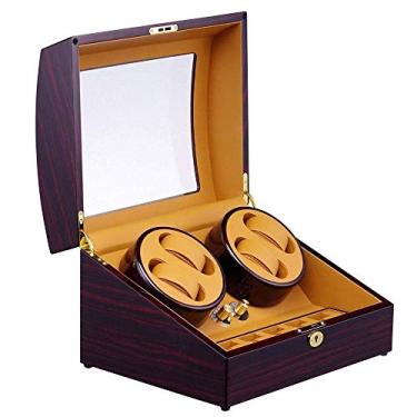 Imagem de Relógio swinger enrolamento caixa de relógio dobadoura relógio doméstico shaker caixa de enrolamento relógio mecânico moda/996