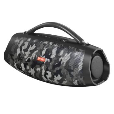 Imagem de DOSS Alto-falante Extreme Boom Pro D200 240W Peak para ambientes externos, graves intensos, tempo de reprodução 26H, luz sincronizada, BT5.4, emparelhamento estéreo, IPX6 à prova d'água para
