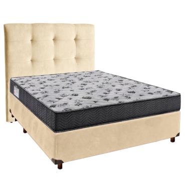 Imagem de Kit Cama Box + Cabeceira + Colchão Casal D33 - Iso100 - Ortobom