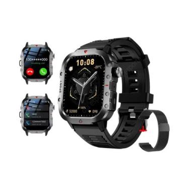 Imagem de Relógio Inteligente Bluetooth Masculino IP68 À Prova D'Água Monitor De