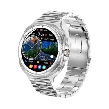 Imagem de Relógio Inteligente Masculino 1.53' AMOLED NFC GPS Bluetooth 3ATM À Pr