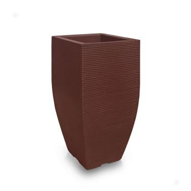 Imagem de Vaso De Planta Grande Decorativo Polietileno 75X40 Chocolate