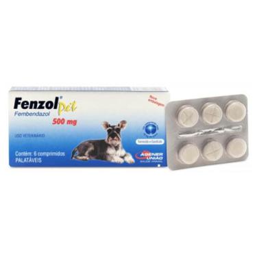 Imagem de Fenzol Pet 500mg com 6 Comprimidos - AGENER UNIAO